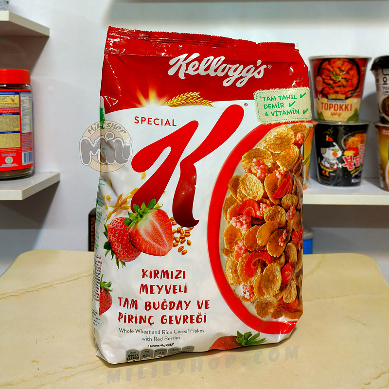 کورن‌فلکس اسپشیال کلاگز میوه‌های قرمز وزن 400 گرمی ا Kellogg's Special K Karışık Kırmızı Meyveli 400 G