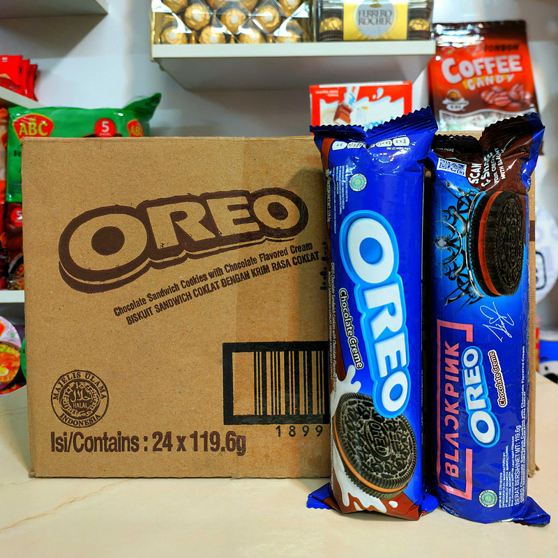 بیسکویت اورئو oreo طعم شکلاتی Chocolate cream 