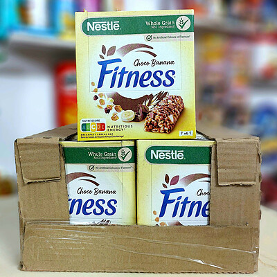 فیتنس بار موز شکلات نستله Nestle Fitness پک 6 عددی ا Nestle fitness bar choco bananas