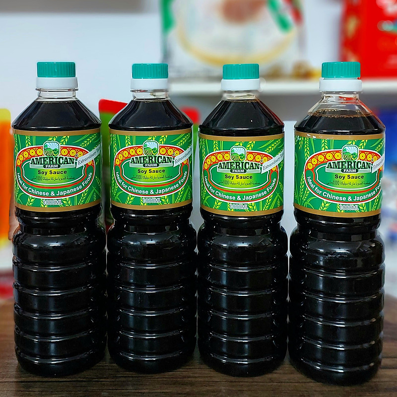 سس سویا امریکن فارم یک لیتری |  AMERICAN FARM Soy Sauce