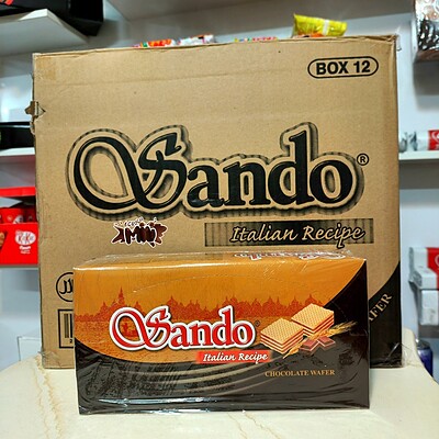 ویفر ساندو اصل ایتالیا مدل شکلاتی | Sando Chocolate Wafer