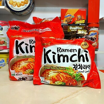 نودل کره ای رامن kimchi سامیانگ، 120 گرمی با طعم ترشی سبزیجات و سس کیمچی