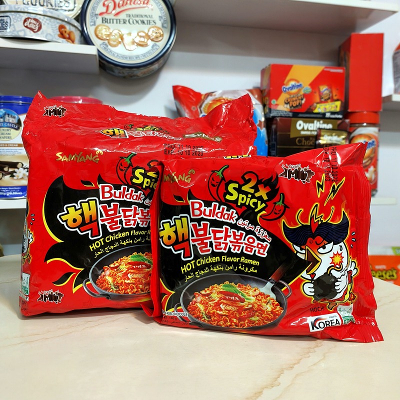 نودل کره ای 2 ایکس سامیانگ دبل اسپایسی 140 گرمی | korea samyang 2X spicy noodle