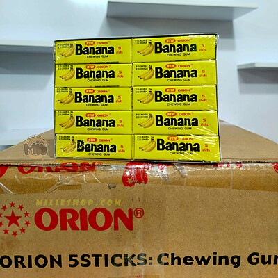  آدامس موزی اوریون اصلی کره ای ۲۰ عددی | Orion Banana Gum