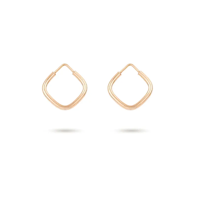 گوشواره طلا زنانه حلقه ای کد MT1766