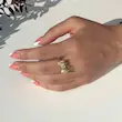 انگشتر زنانه طلا طرح پاپیون کد MT831