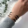 دستبند طلا زنانه آسانسوری طرح روباه MT994