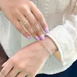 دستبند طلا زنانه زنجیری هرمس کد MT1759