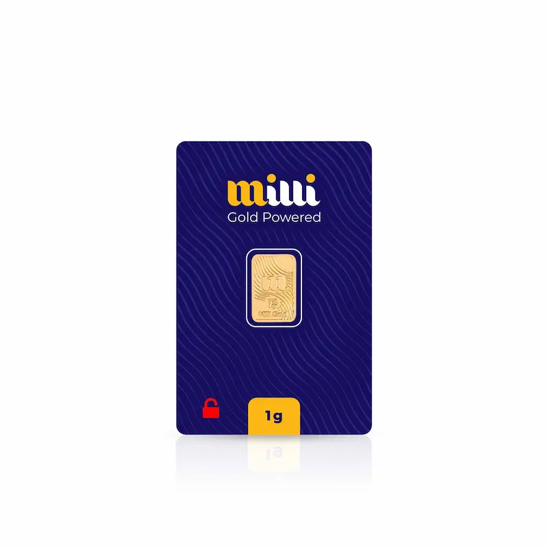 شمش طلا یک گرمی 18 عیار کد MT1787