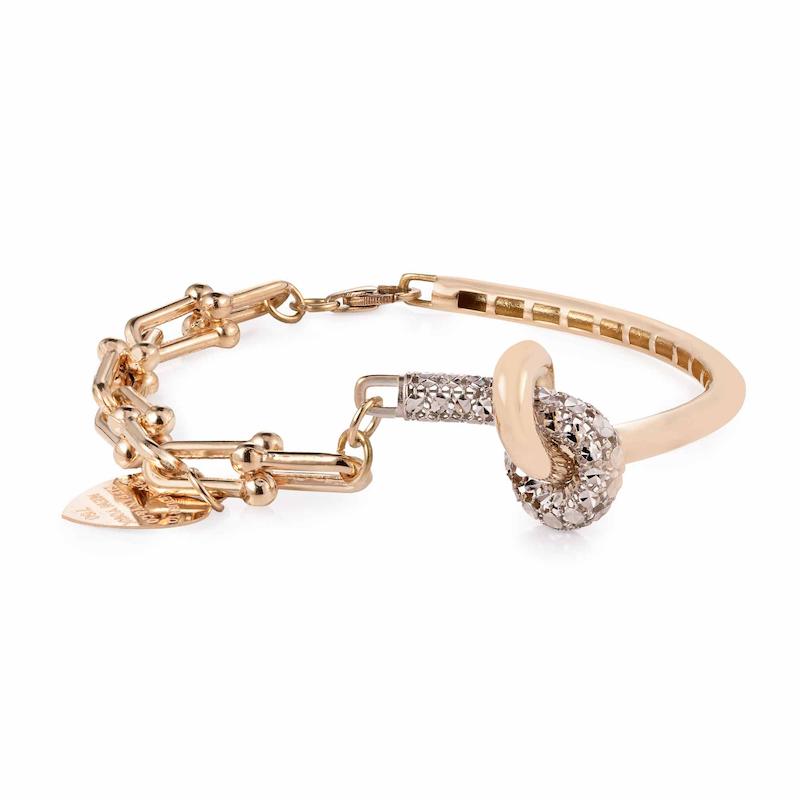 دستبند طلا زنانه تیفانی بنگل کد MT1836