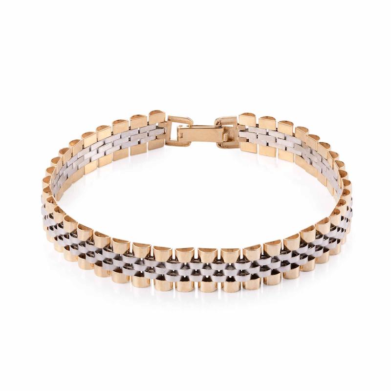 دستبند طلا زنانه طرح رولکس کد MT1840