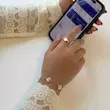 انگشتر طلا زنانه ونکلیف سنگی کد MT1830