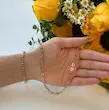 نیم ست طلا زنانه فیگارو کد MT1843