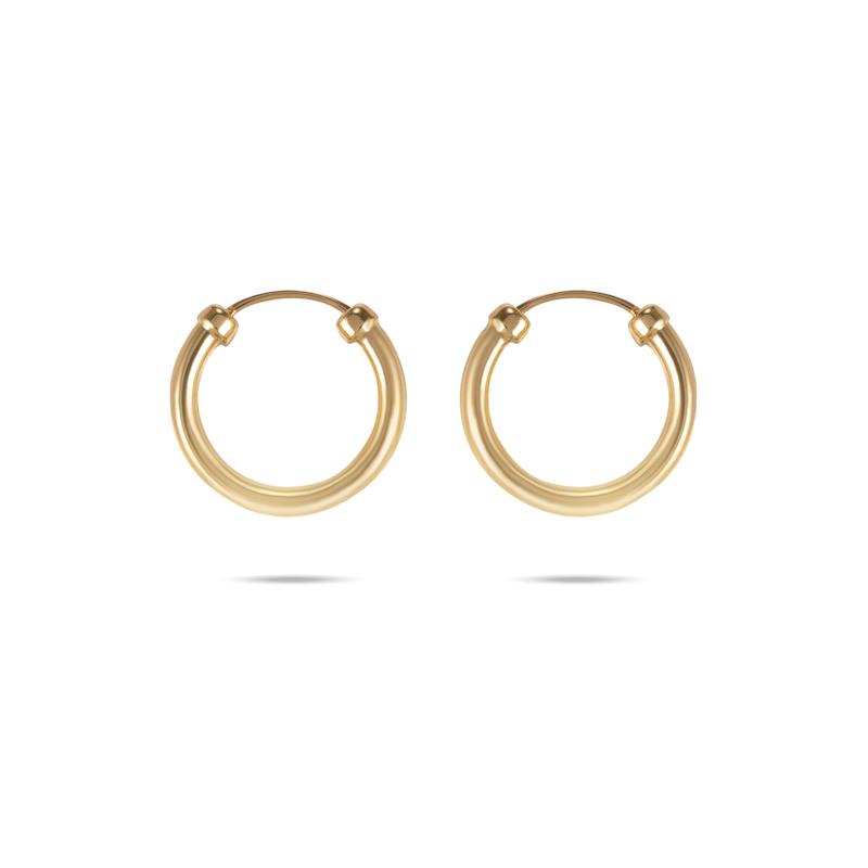گوشواره طلا زنانه حلقه ای کد MT1850