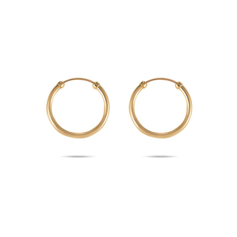 گوشواره طلا زنانه حلقه ای کد MT1851