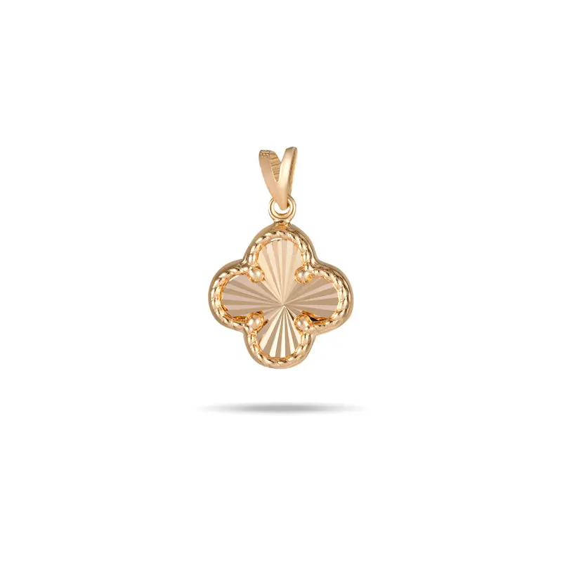 آویز گردنبند طلا زنانه طرح ونکلیف کد MT1869