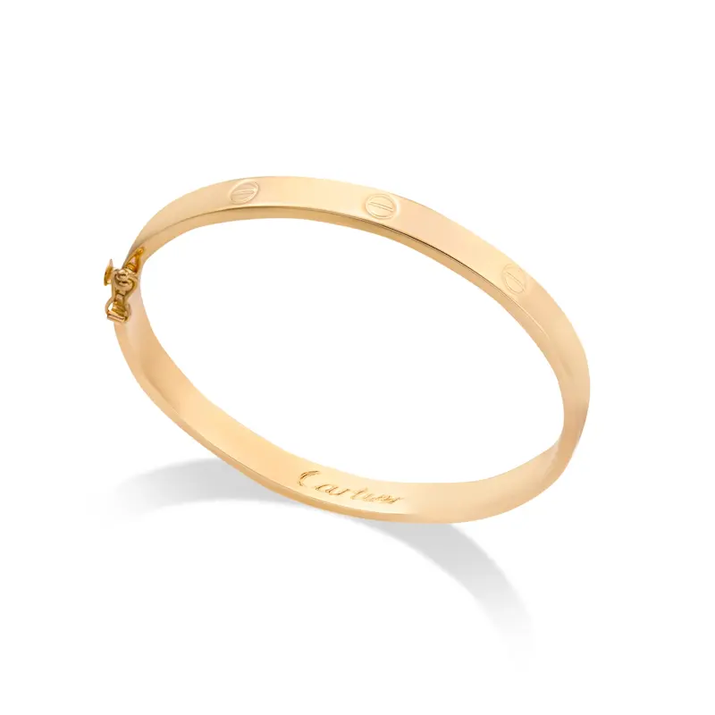 دستبند طلا زنانه کارتیه پیچ کد MT1898