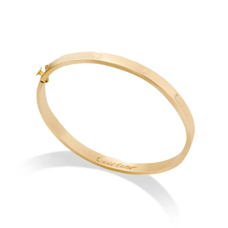 دستبند طلا زنانه کارتیه پیچ کد MT1897