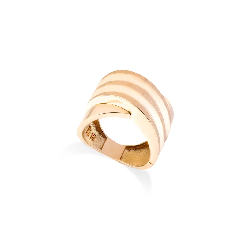 انگشتر طلا زنانه طرح فانتزی کد MT1932