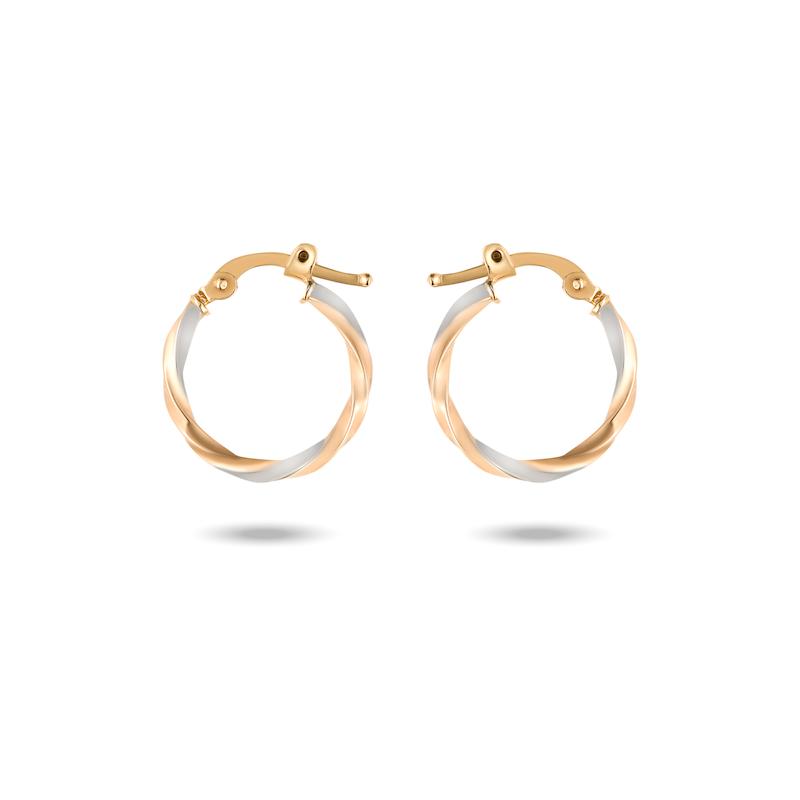 گوشواره طلا زنانه حلقه ای لیانا کد MT1885