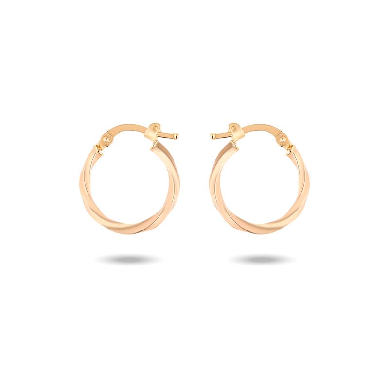 گوشواره طلا زنانه حلقه ای لیانا کد MT1886