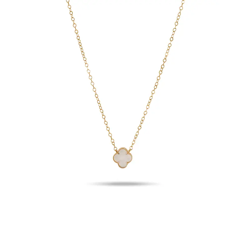 گردنبند طلا زنانه طرح ونکلیف کد MT2115