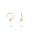 گوشواره طلا زنانه طرح امگا کد MT2202