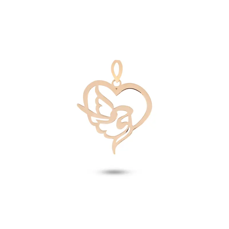 آویز گردنبند طلا زنانه طرح مادر کد MT2405