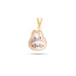 آویز گردنبند طلا زنانه طرح لبوبو کد MT2207