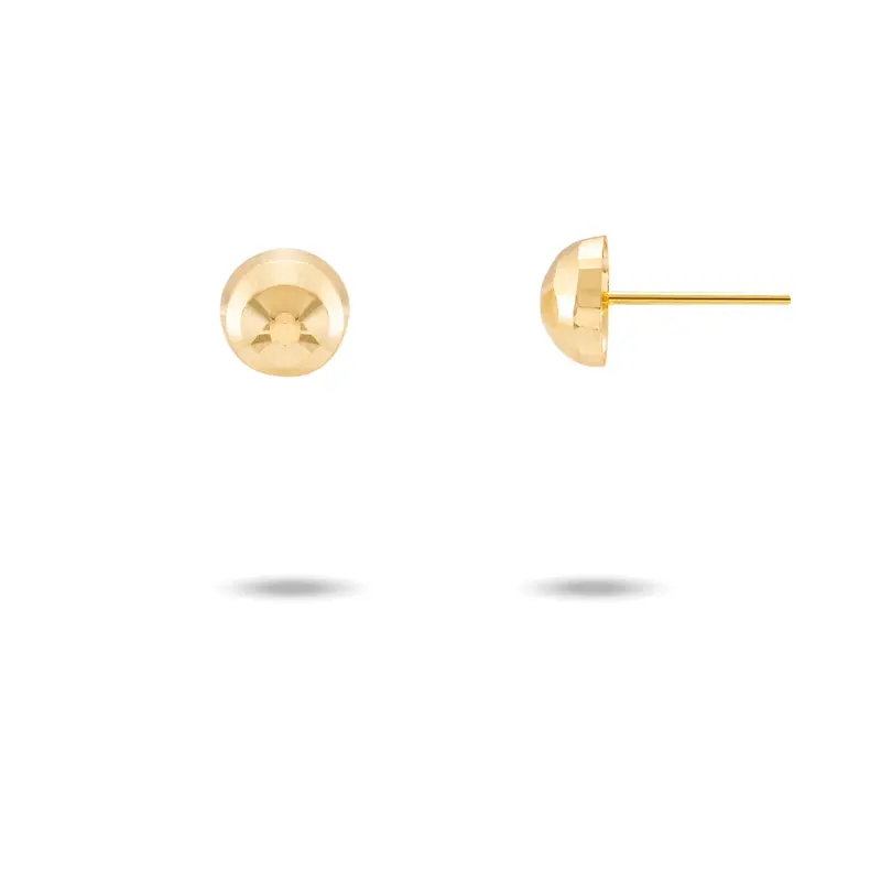 گوشواره طلا زنانه طرح میخی کد MT2303