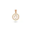 آویز گردنبند طلا زنانه طرح قلب کد MT2445