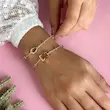 دستبند طلا زنانه تیفانی فرد کد MT1899