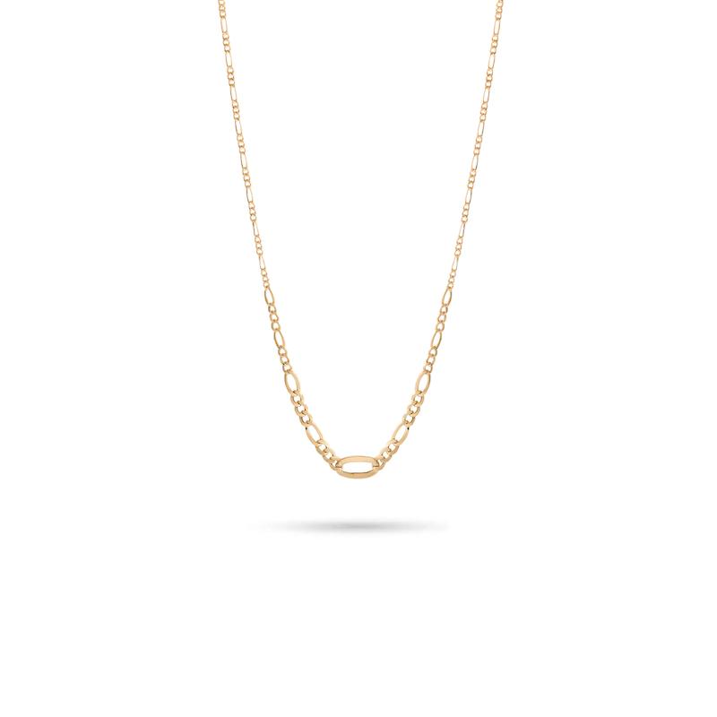 گردنبند طلا زنانه طرح فیگارو کنیک کد MT1977