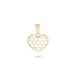 آویز گردنبند طلا زنانه طرح قلب کد MT2447
