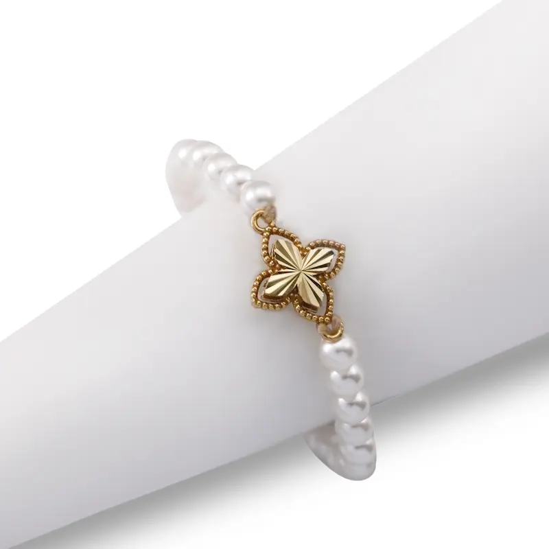 انگشتر طلا زنانه مرواریدی کد MT2248