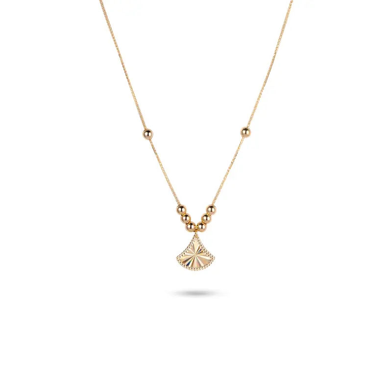 گردنبند طلا زنانه کد طرح فانتزی کد MT2209