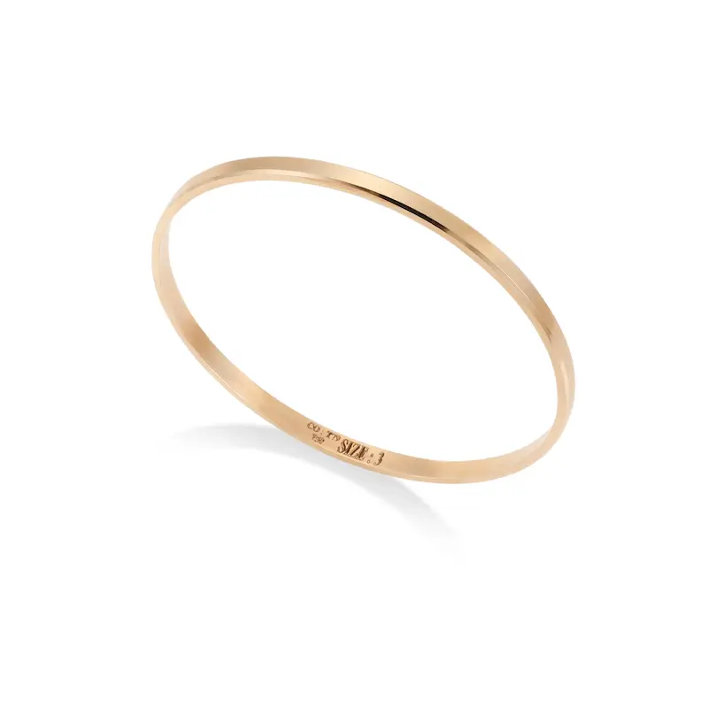 النگو طلا زنانه آیینه ای کد MT1958