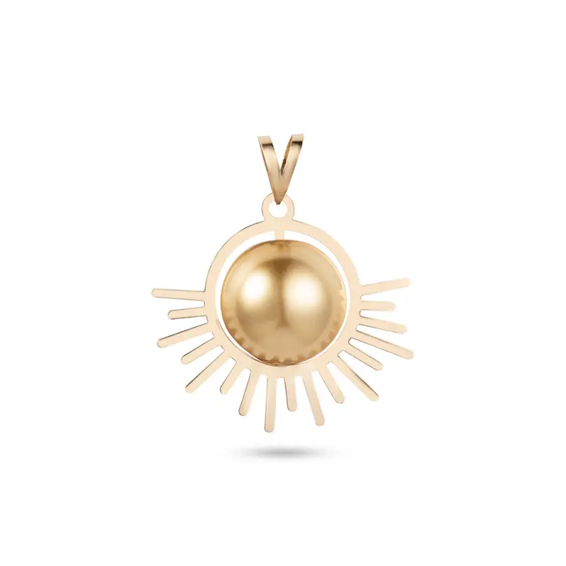 آویز گردنبند طلا زنانه طرح فانتزی کد MT2547