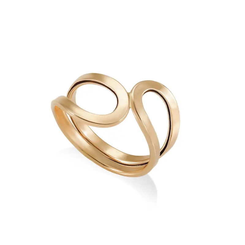 انگشتر طلا زنانه طرح فانتزی کد MT2523