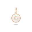 آویز گردنبند طلا زنانه حرف G کد MT2535