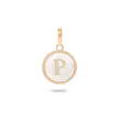 آویز گردنبند طلا زنانه حرف P کد MT2541