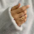 انگشتر طلا زنانه طرح فانتزی کد MT2523