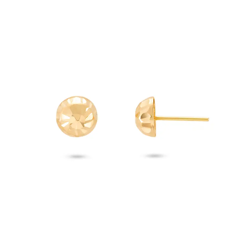 گوشواره طلا زنانه طرح میخی کد MT2308