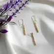 نیم ست طلا زنانه طرح کارتیه کد MT2155