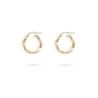 گوشواره طلا زنانه حلقه ای کد MT2628