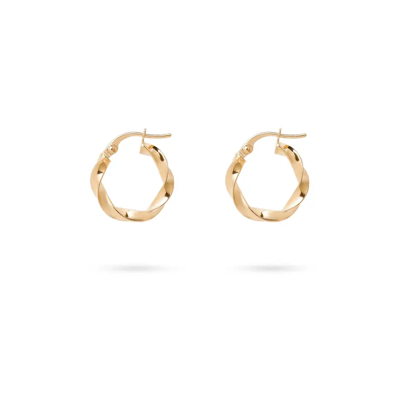گوشواره طلا زنانه حلقه ای کد MT2628