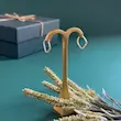 گوشواره طلا زنانه حلقه ای کد MT1766