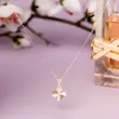 آویز گردنبند طلا زنانه طرح ونکلیف کد MT2566