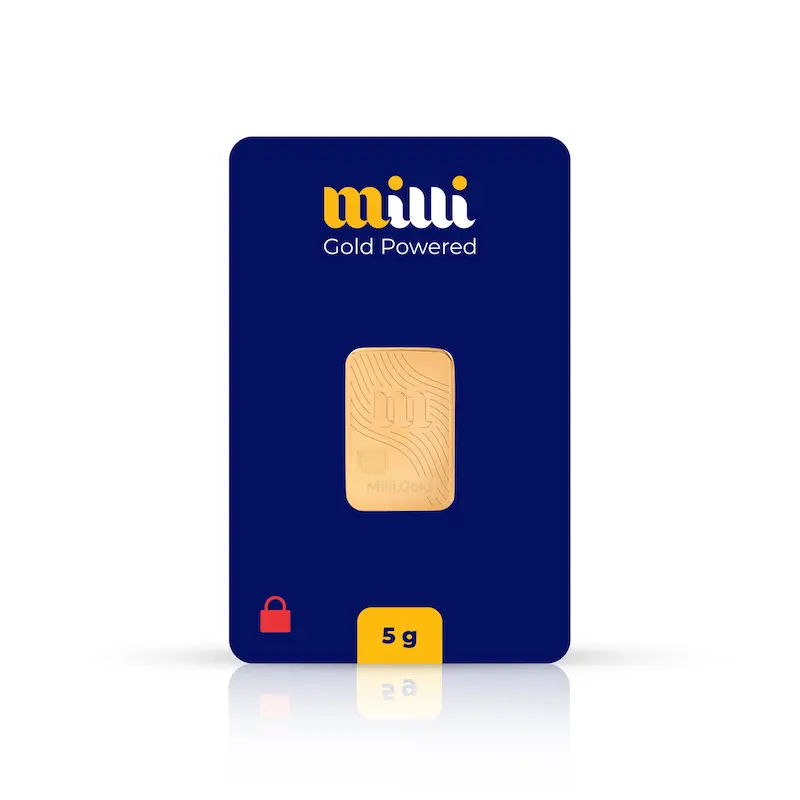 شمش طلا پنج گرمی 18 عیار کد MT2659