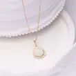 آویز گردنبند طلا زنانه طرح گل کد MT1349
